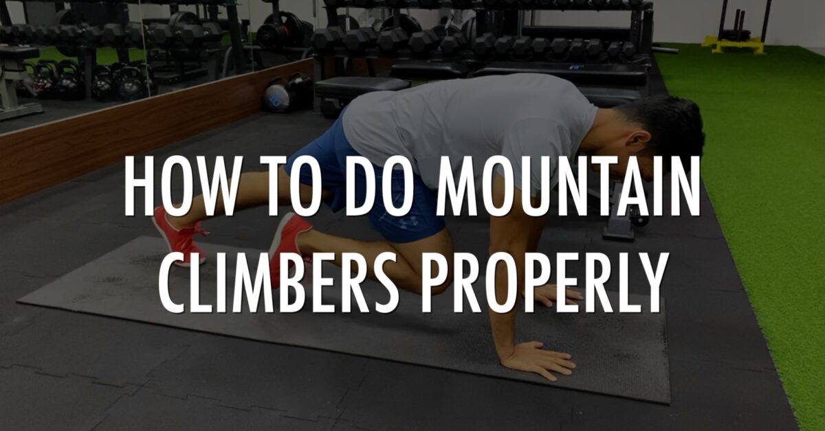 How To Do Mountain Climbers Properly Alvin Netto Fitness